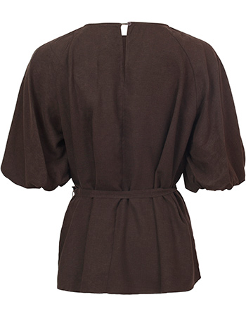 Blouse Praque Cofee detail