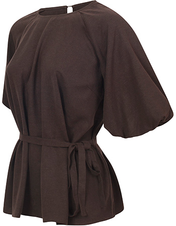 Blouse Praque Cofee detail