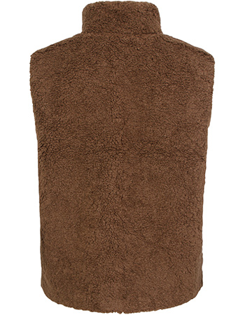Bodywarmer Vegan Regina Brown detail