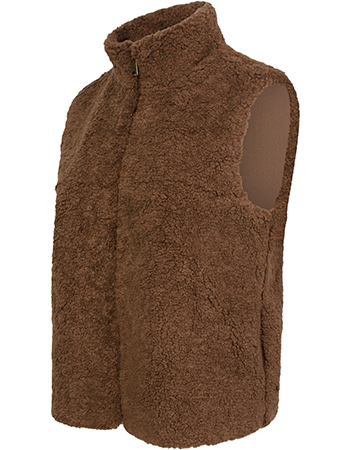 Bodywarmer Vegan Regina Brown detail