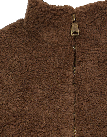 Bodywarmer Vegan Regina Brown detail