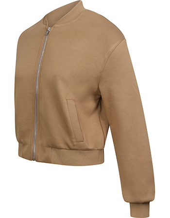 Bomber Harlow Taupe detail