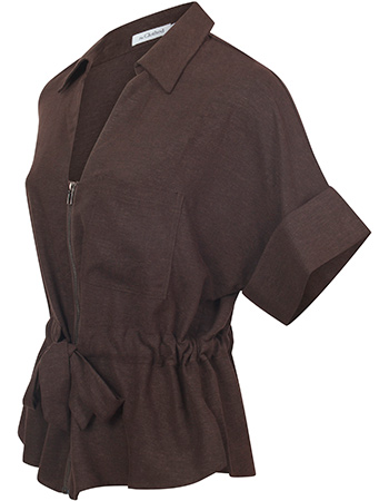 Blouse Jasje Praque Cofee detail