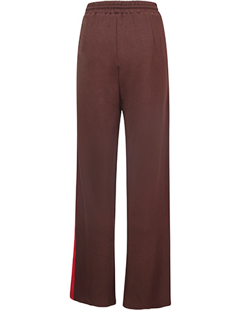 Pantalon Bogor Red Stripe Coffee detail