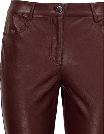 Pantalon Vegan Leather Joetsu Winery detail