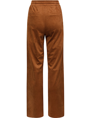 Pantalon Vegan Suede Pori Bronze detail