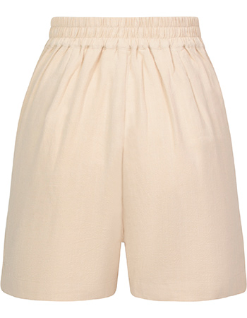 Short Patna Linnen Pale detail