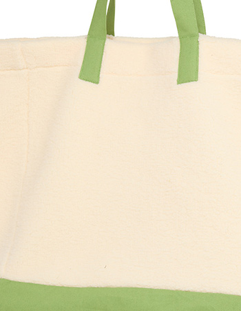 Shopper Sherpa Fleece Off White detail