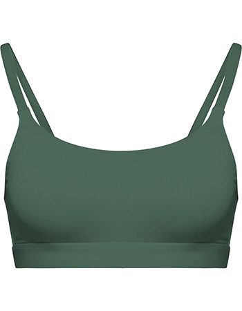 BH Bralette Top  Dark Green