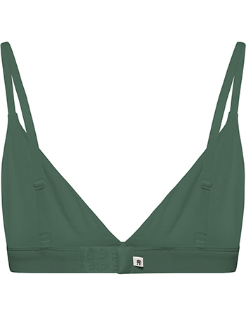 BH Bralette Triangle Dark Green detail