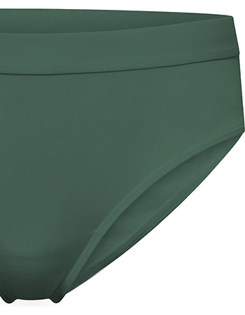 Slip Tencel Dark Green detail