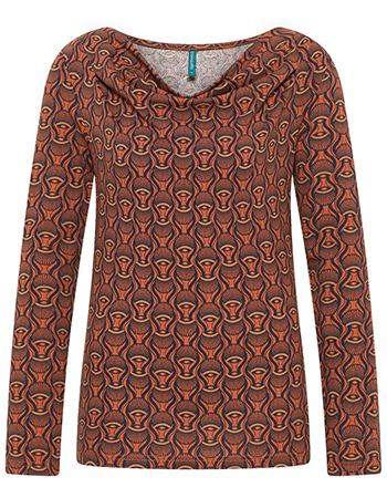 Longsleeve Watervalhals Scallop