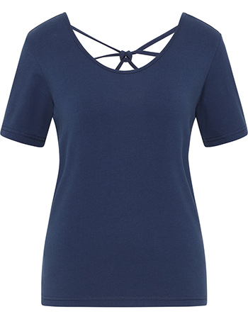 T&#8209;shirt Back Details Deep Navy