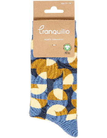 Sokken Modern Look Indigo detail