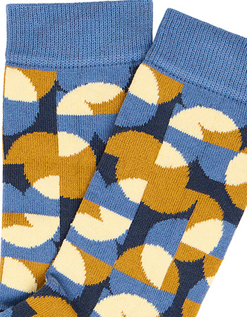 Sokken Modern Look Indigo detail