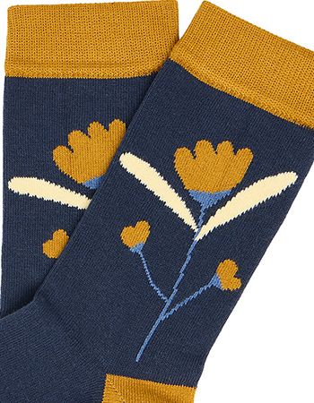 Soken One Floral Misty Yellow detail