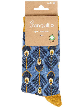 Sokken Orientalischen Muster Golden Spice detail