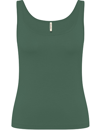 Top Bas Tencel Dark Green