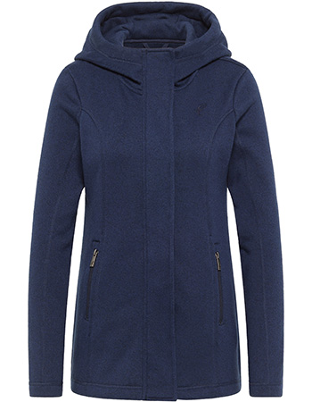 Jas Kort Fleece Deep Navy