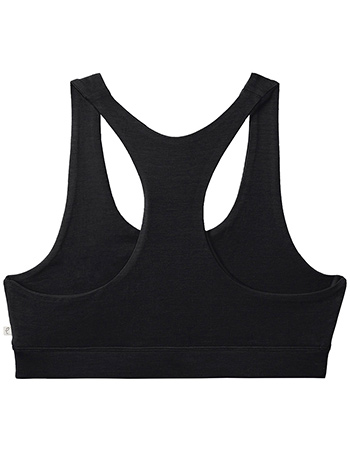 Racerback BH Tencel Zwart detail