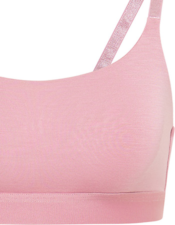 BH Bralette Top Vintage Pink detail