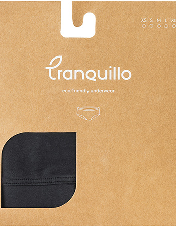 Slip Basic Tencel Zwart detail