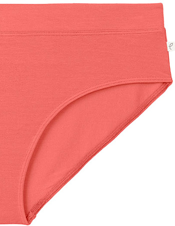 Slip Basic Tencel Coral detail
