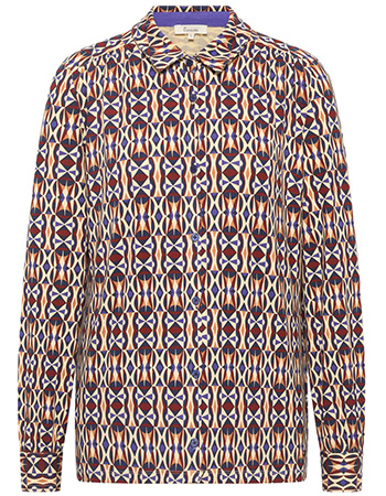 Blouse Ethno Navy Creme