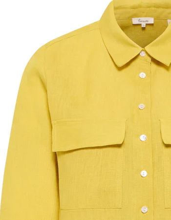 Linnen Blouse Jacket Jaacky Mango Mint detail