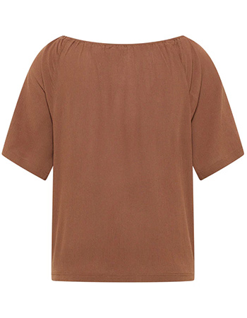 Shirt Ruuth Chocolate detail