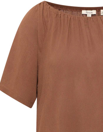 Shirt Ruuth Chocolate detail