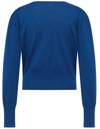 Cardigan Linaa Navy detail