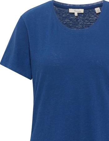 Linnen Jurk Inoaa Navy detail