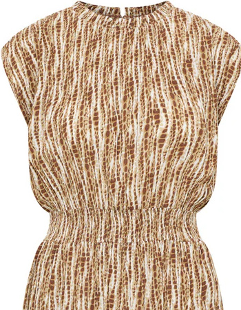 Jurk Mariaa Sand Batik detail