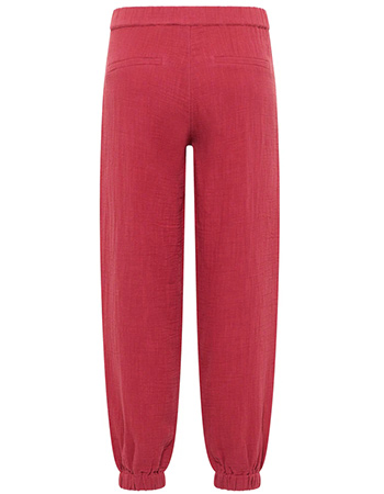 Pantalon Aidaa Garnet Red detail