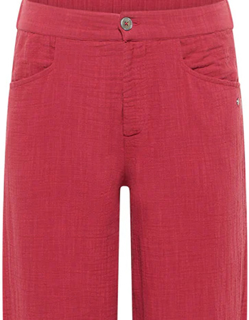 Pantalon Aidaa Garnet Red detail