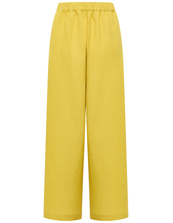 Linnen Pantalon Rooxy Mango Mint detail