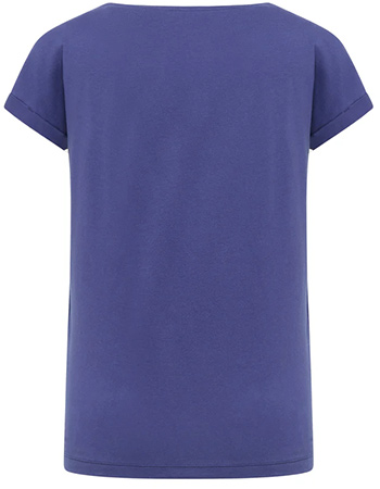 T‑shirt Miiaa Blauw detail