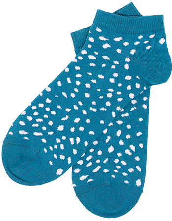 Sneakersokken Summer Dots Bermuda Blue