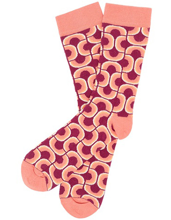 sokken Summer Retro Pink