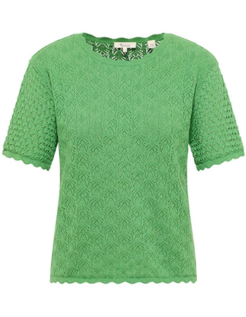 Trui Korte Mouw Emmaa Peppermint Green