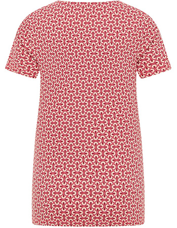 T&#8209;shirt met V&#8209;hals Waves Red detail