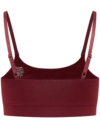 BH Bralette Sporty Tencel Fired Brick detail