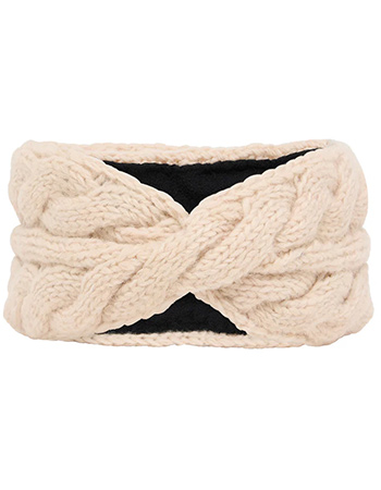 Hoofdband Wol Liv Creme