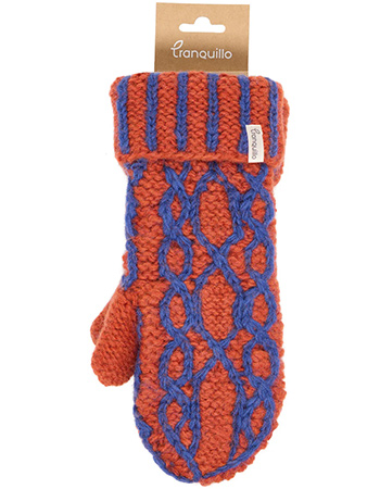 Wanten Wol Isa Ink Blue detail