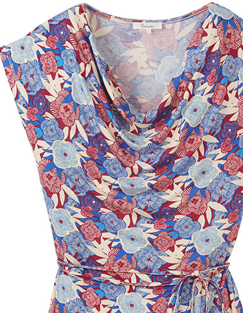 Jurk Bloom Blue detail