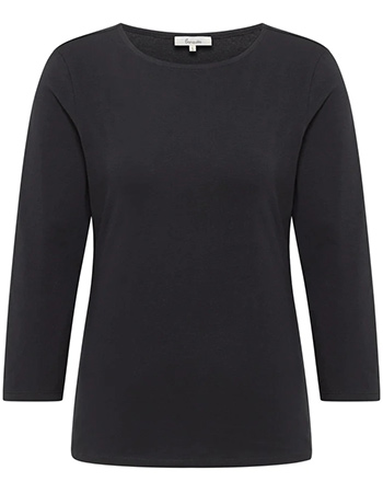 T&#8209;shirt Basic Loose Zwart