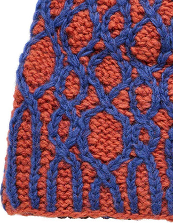 Muts Wol Isa Ink Blue detail