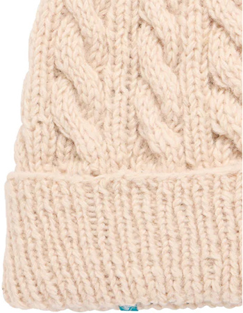 Muts Wol Liv Creme detail