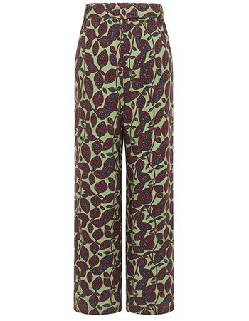 Pantalon Lea Loose Botanic Green detail